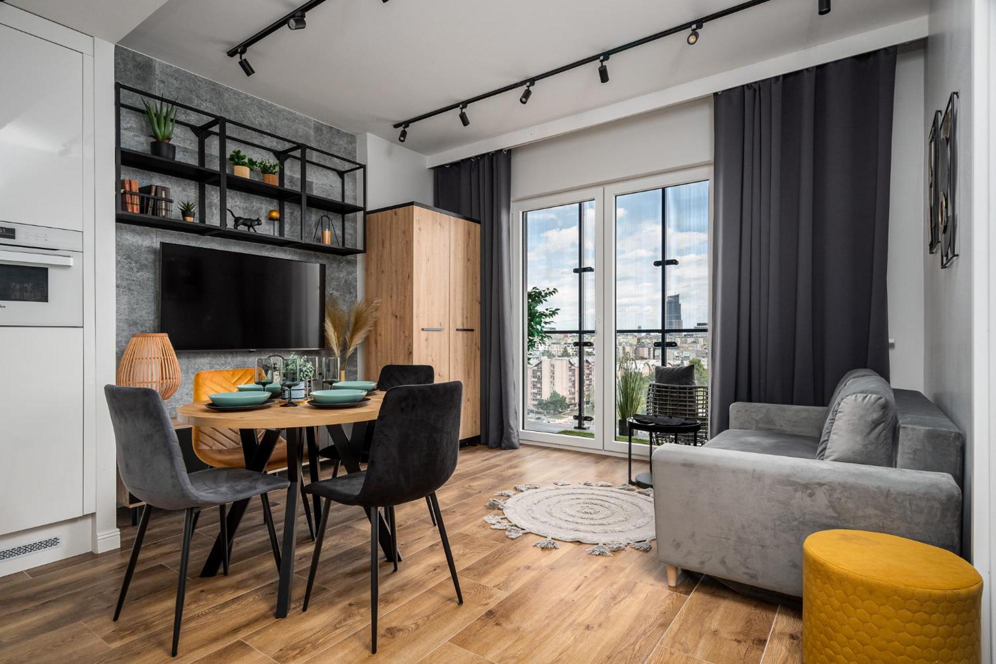 Wola Tower Deluxe Separate Bedroom With Free Garage - By Perfect Apart Варшава Екстер'єр фото